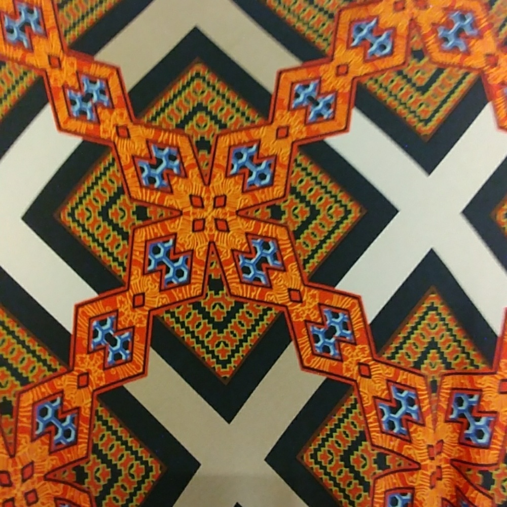 Venus Bold Abstract Print Wrap Top - Picture 5 of 8